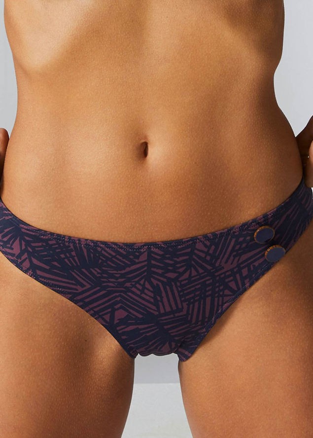 Culotte Taille Haute Maillots de Bain Simone Prle Night purple